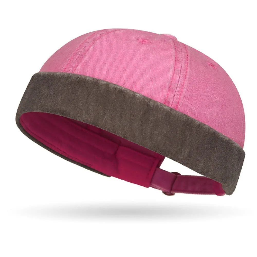 Hip Hop Street Beanie – Cotton Brimless Skullcap for Men & Women