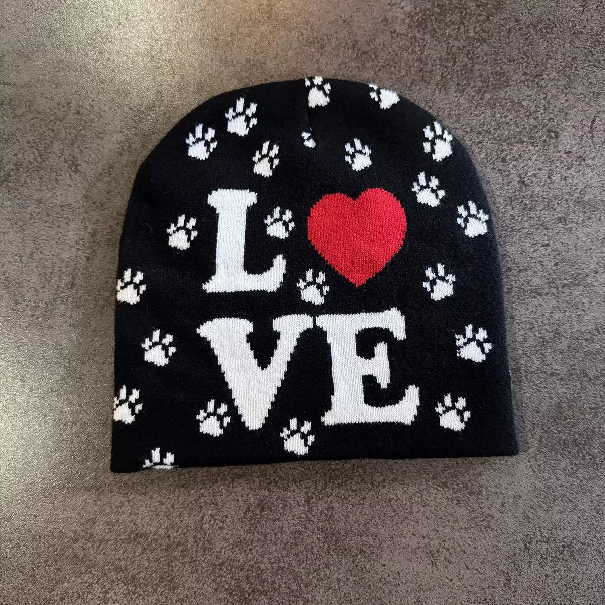 Y2K Letter Knit Beanie
