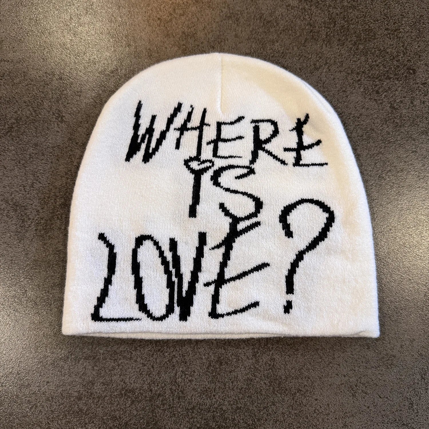 Y2K Letter Knit Beanie