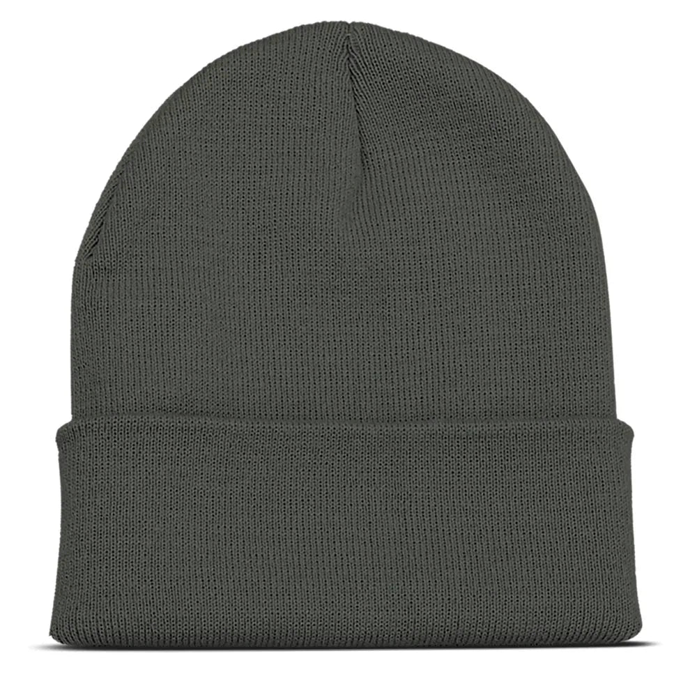 Custom Embroidery Name Beanie – Personalised Acrylic Letter Knit Hat for Men & Women