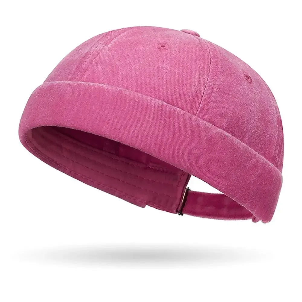 Hip Hop Street Beanie – Cotton Brimless Skullcap for Men & Women