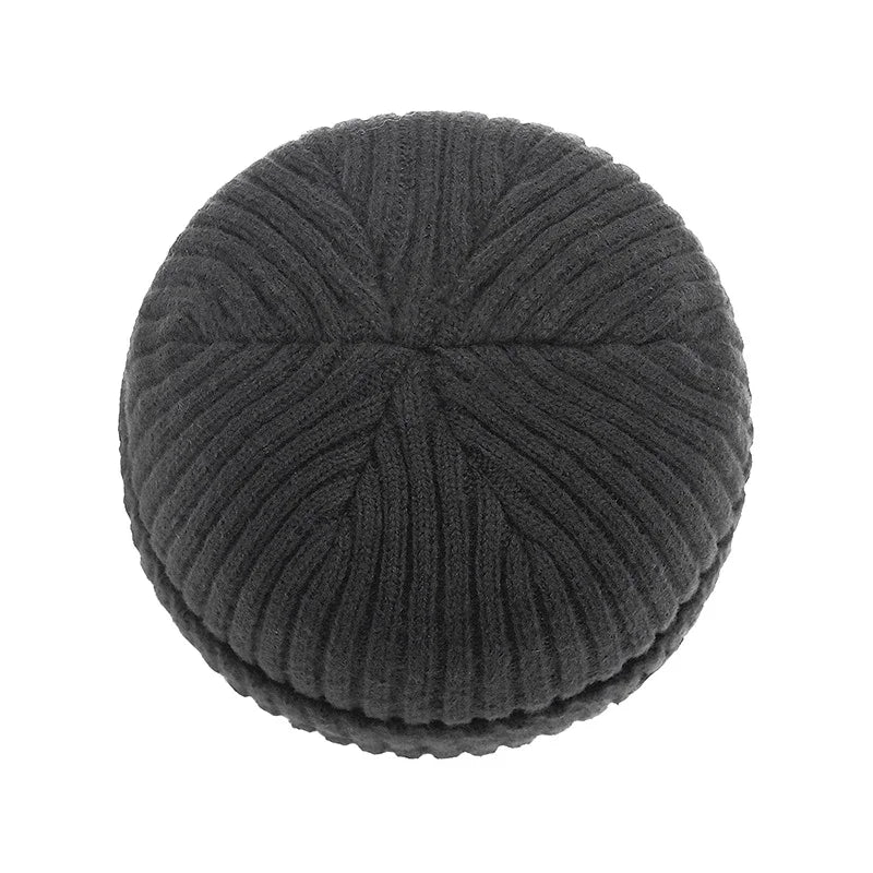 Slouchy Knit Skull Cap – Casual Acrylic Beanie for Men & Women