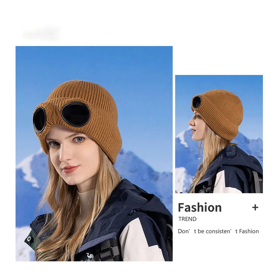 Knit Pom Pom Beanie – Cosy Unisex Winter Hat for Men & Women