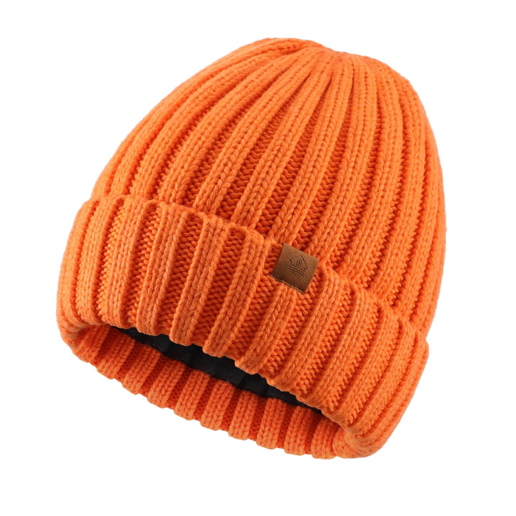 Connectyle Winter Beanie – Wool Blend Velvet-Lined Hat for Men & Women