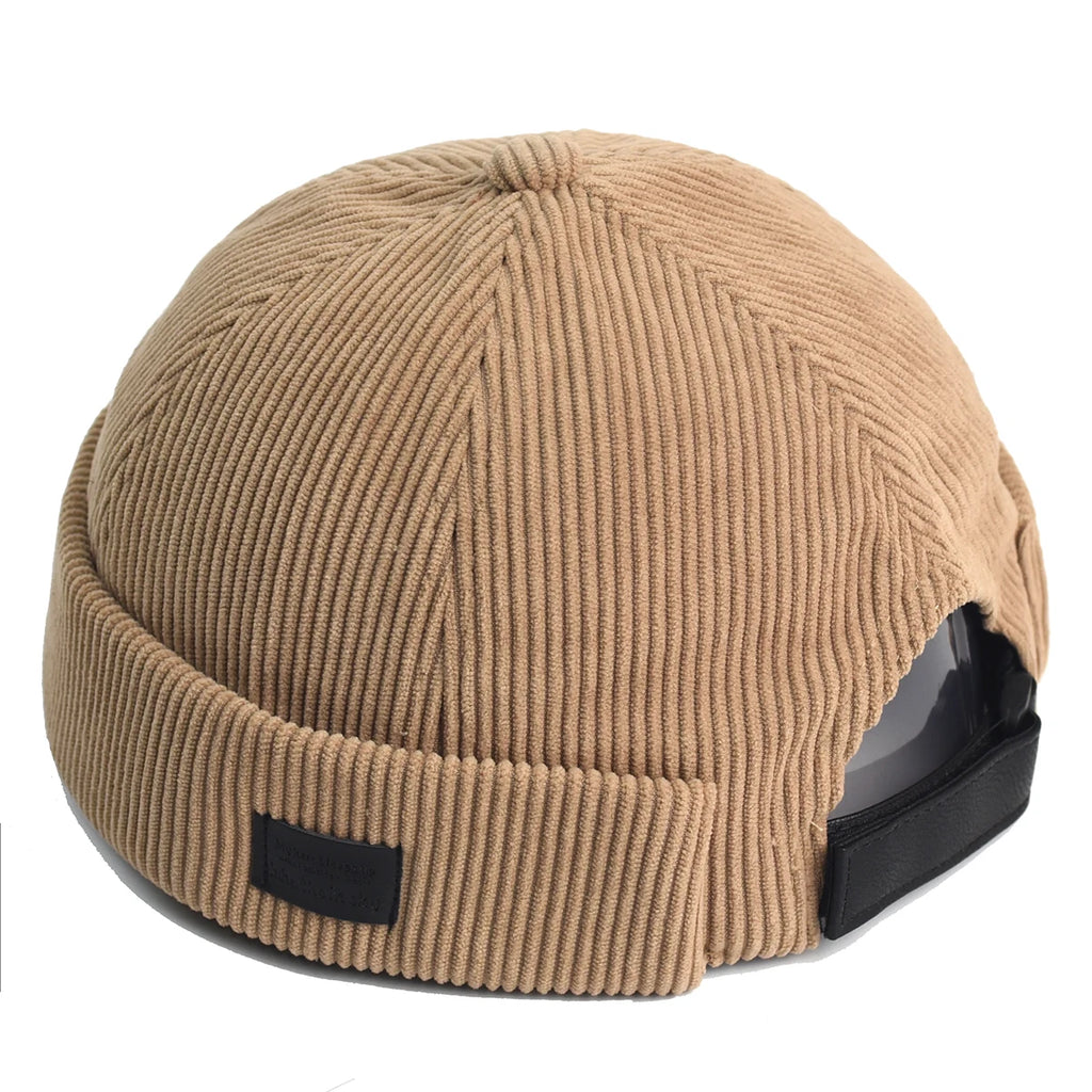 Retro Docker Beanie – Vintage Workwear Knit Hat for Men & Women