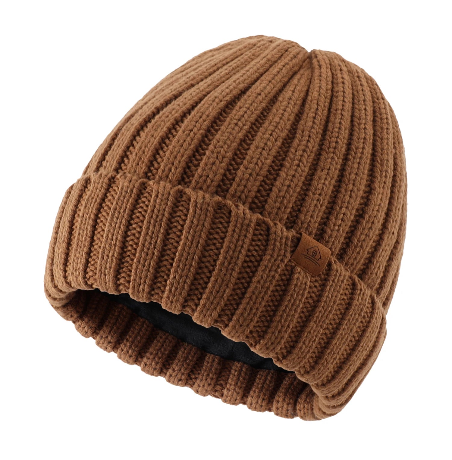 Connectyle Winter Beanie – Wool Blend Velvet-Lined Hat for Men & Women