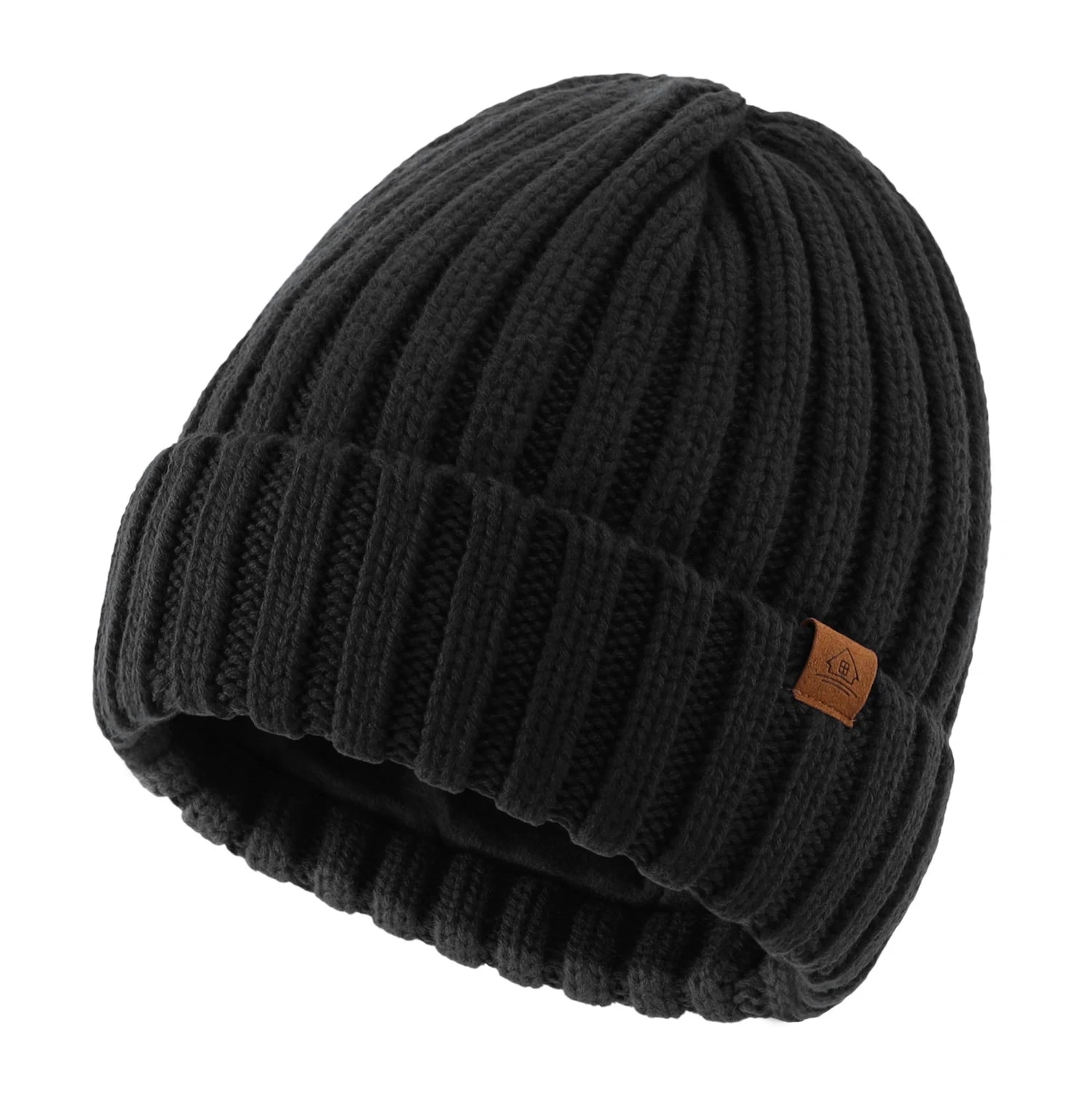 Connectyle Winter Beanie – Wool Blend Velvet-Lined Hat for Men & Women