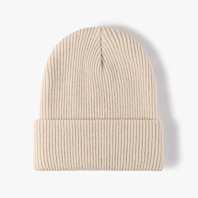 Solid Stretch Crochet Beanie