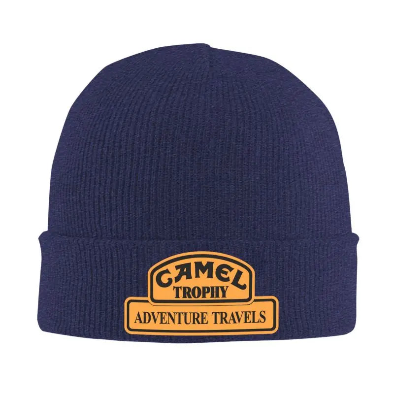 Camel Trophy Racing Beanie – 100% Acrylic Soft Knit Hat for Men & Women