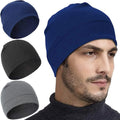 Fleece Cycling Beanie – Slim Helmet-Compatible Winter Hat for Cyclists & Runners