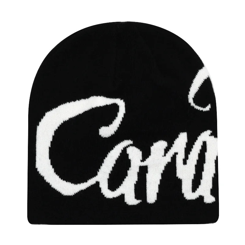 Y2K Letter Knit Beanie