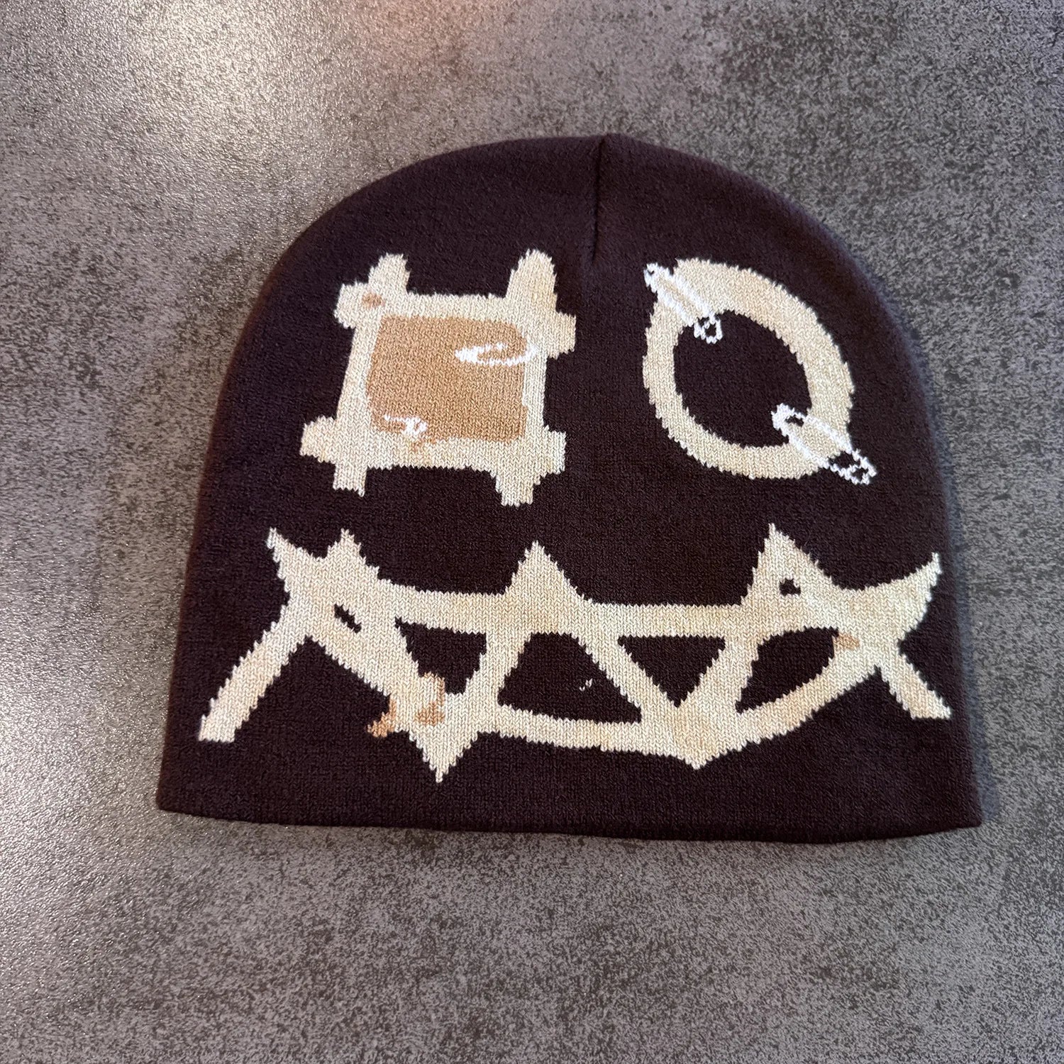 Y2K Letter Knit Beanie