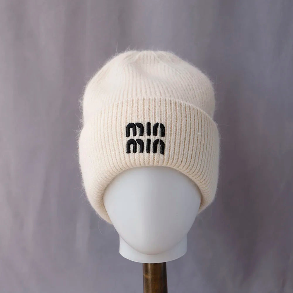 Real Rabbit Fur Beanie – Genuine Fur Luxury Winter Hat for Men & Women