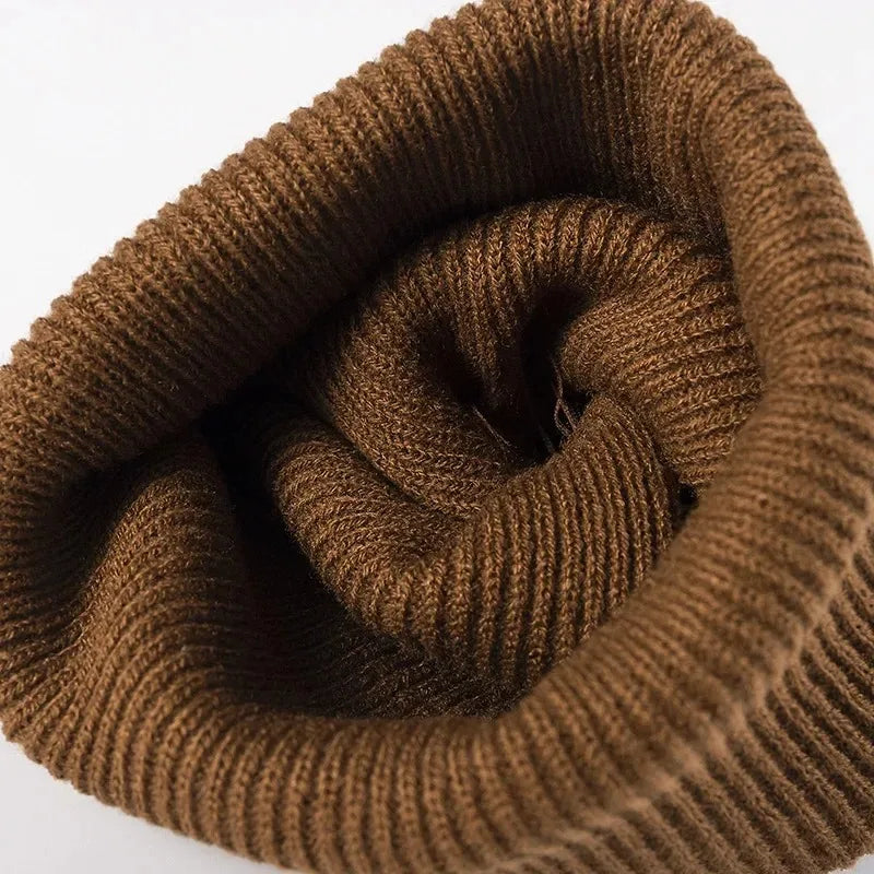 Solid Stretch Crochet Beanie