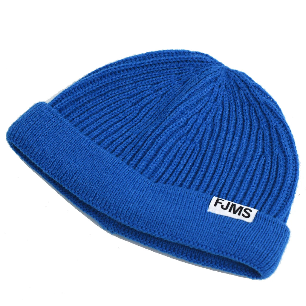 Hip Hop Baggy Melon Beanie – Acrylic Letter Knit Hat for Men & Women