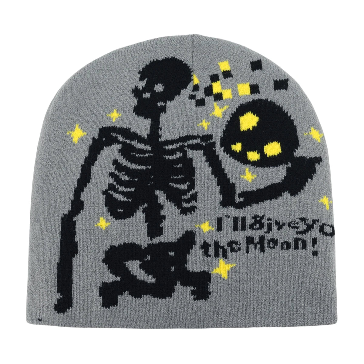 Y2K Letter Knit Beanie