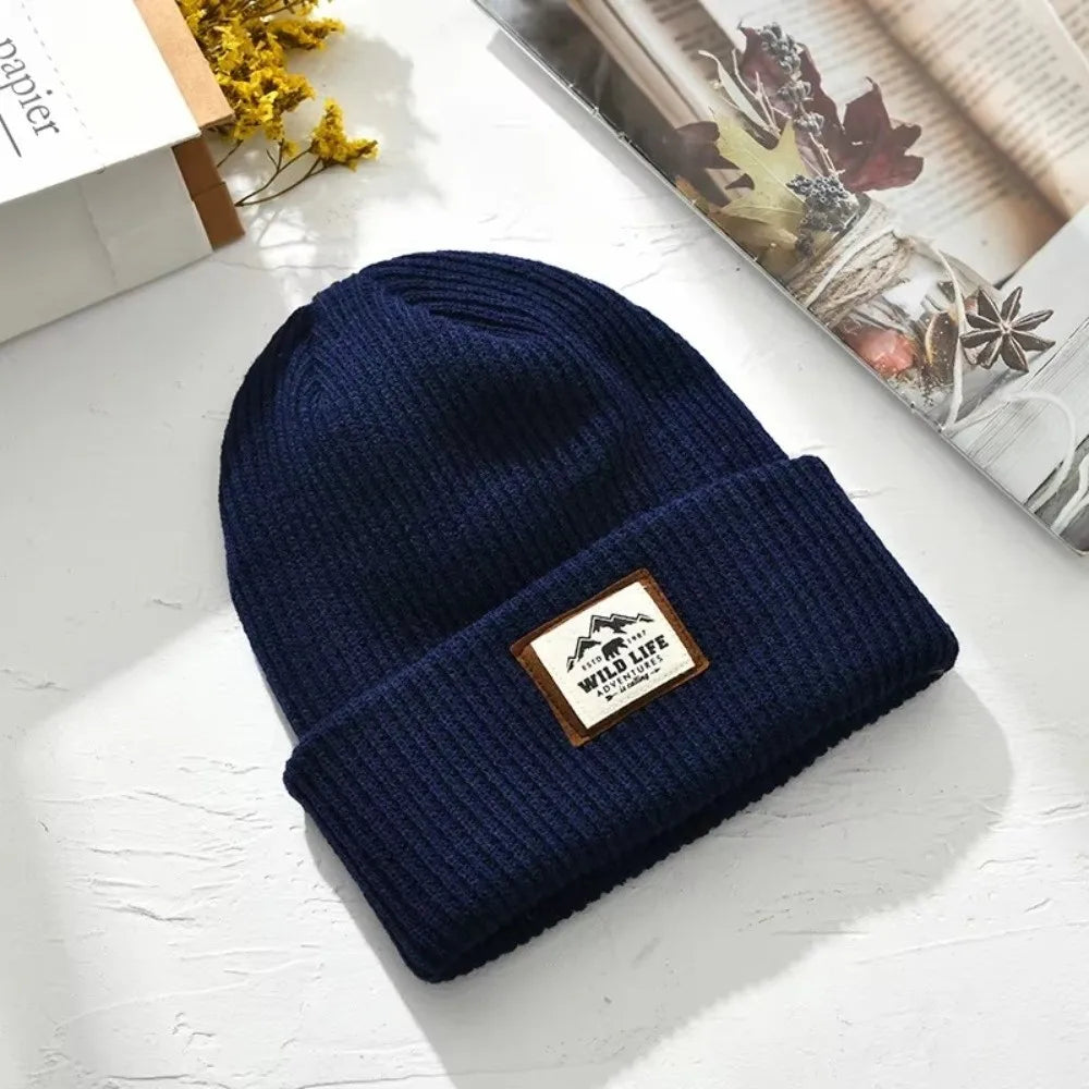 Fleece Ear Protection Beanie – Windproof Knit Winter Hat for Outdoor Sports, Fishing & Cycling