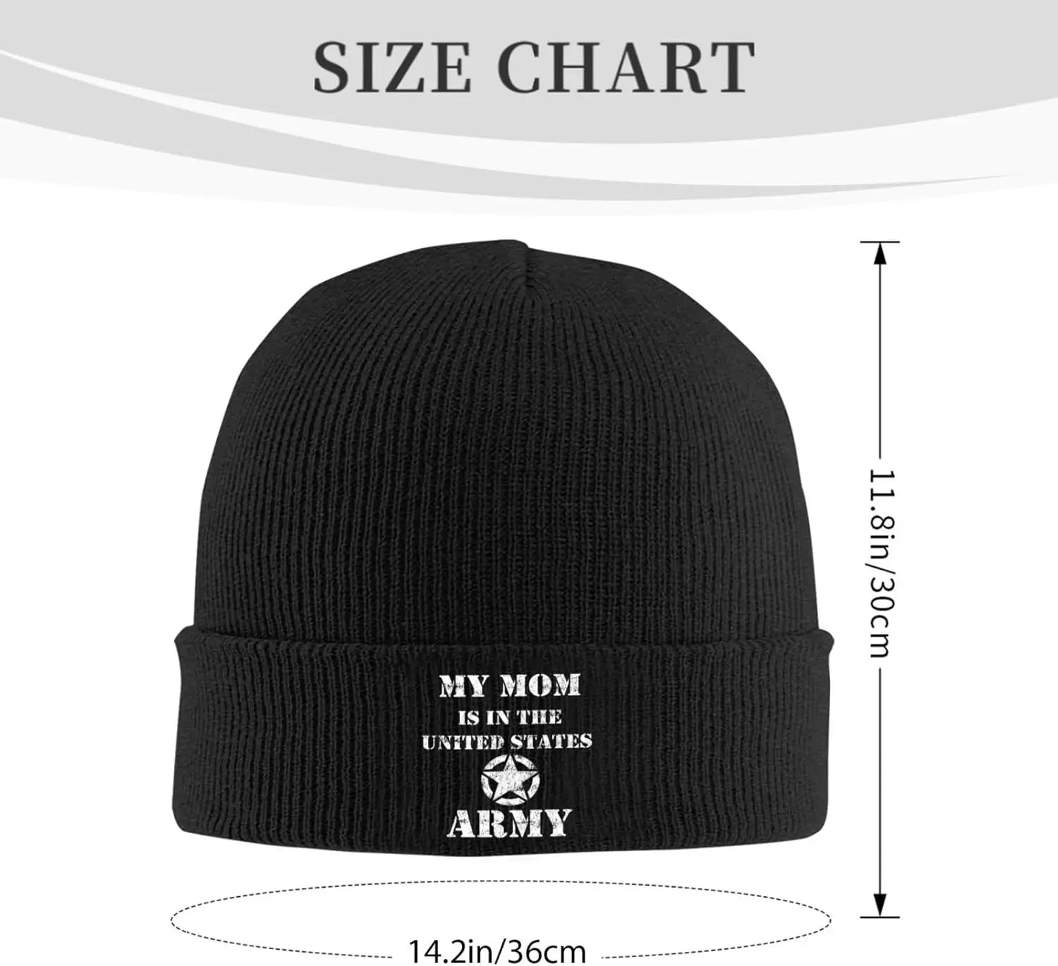 Graphic Print Beanie – Bold Eye-Catching Print Stretch Knit Hat for Men & Women