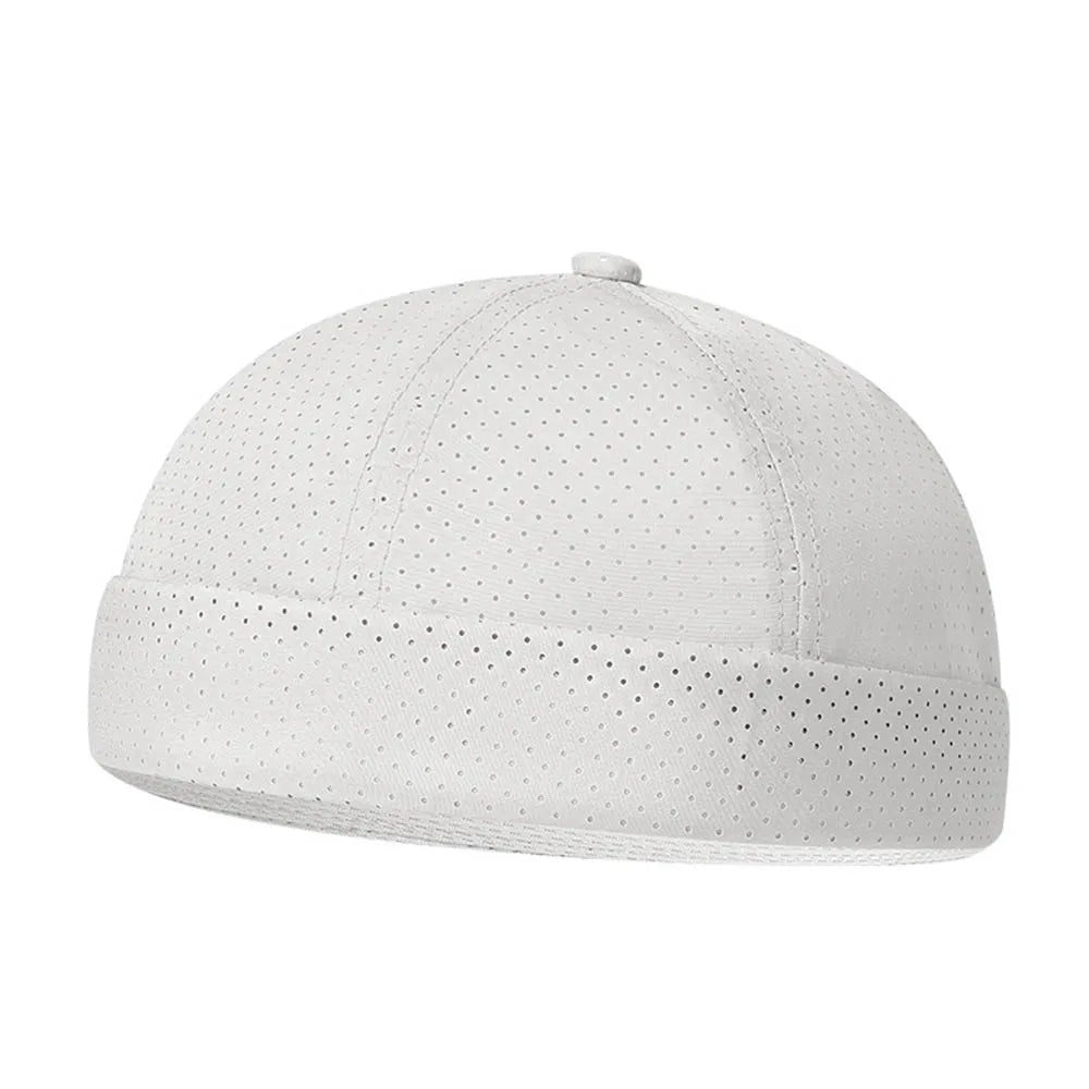 Quick Dry Brimless Beanie – Lightweight Polyester Breathable Fishing Hat for Men & Women