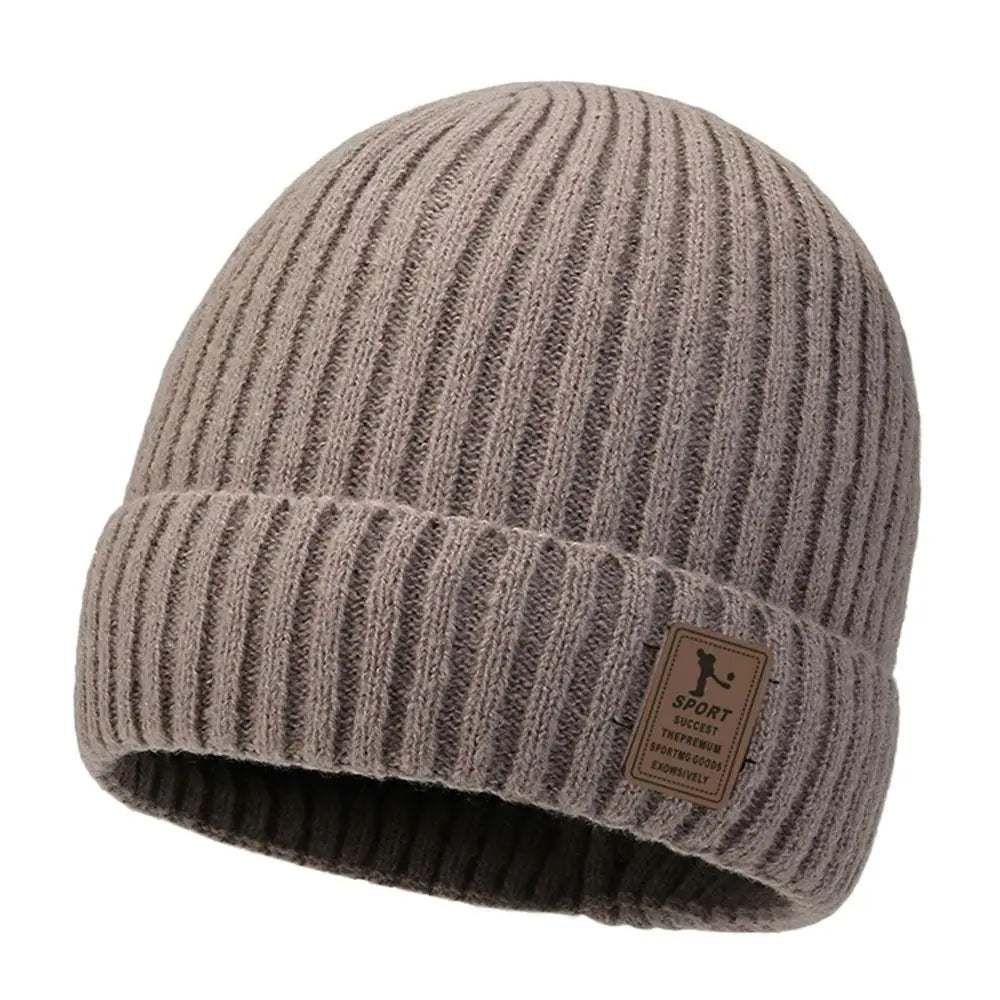 Fleece-Lined Winter Beanie – Thick Windproof Knit with Soft Fleece Interior for Men & Women